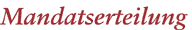 Mandateserteilung